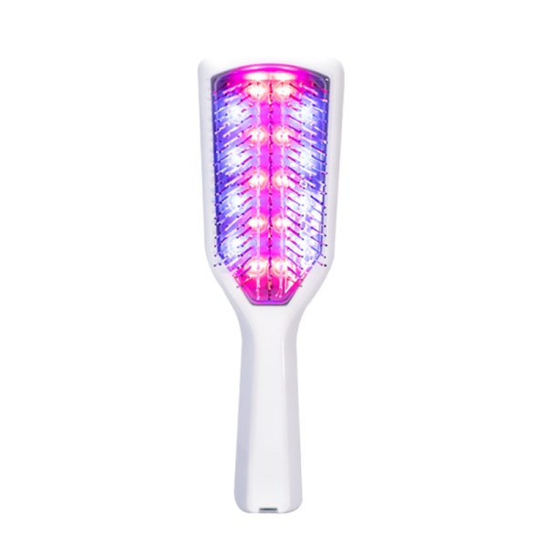 画像1: Scalp care led ems brush hair care comb white スカルプ ケア ブラシ ミニ ヘアケア (1)